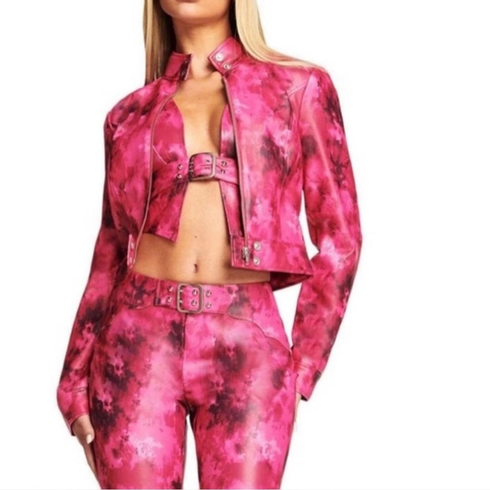 Pink and Black Tie-Dye I.Am.Gia set